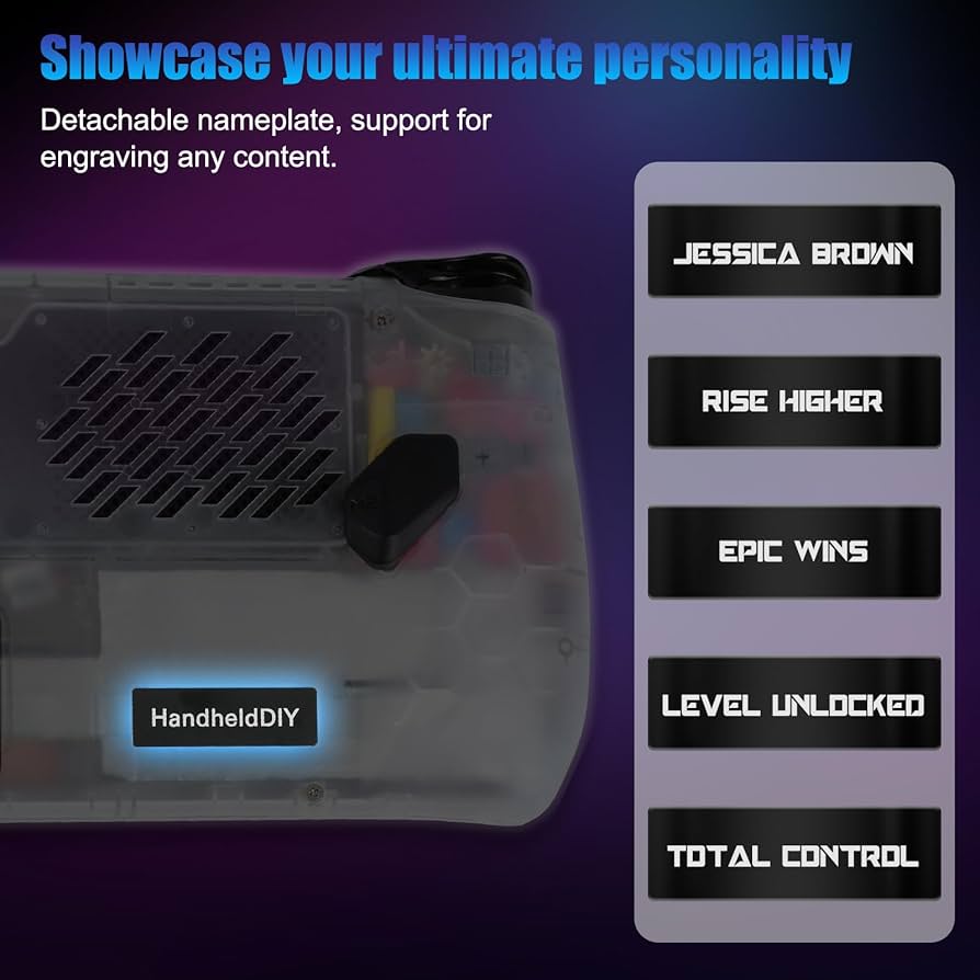 新品　熱管理　ROG Ally HandheldDIY ケース ホワイト Amazon.co.jp: HandheldDIY Modcase for ROG Ally、ROG Ally