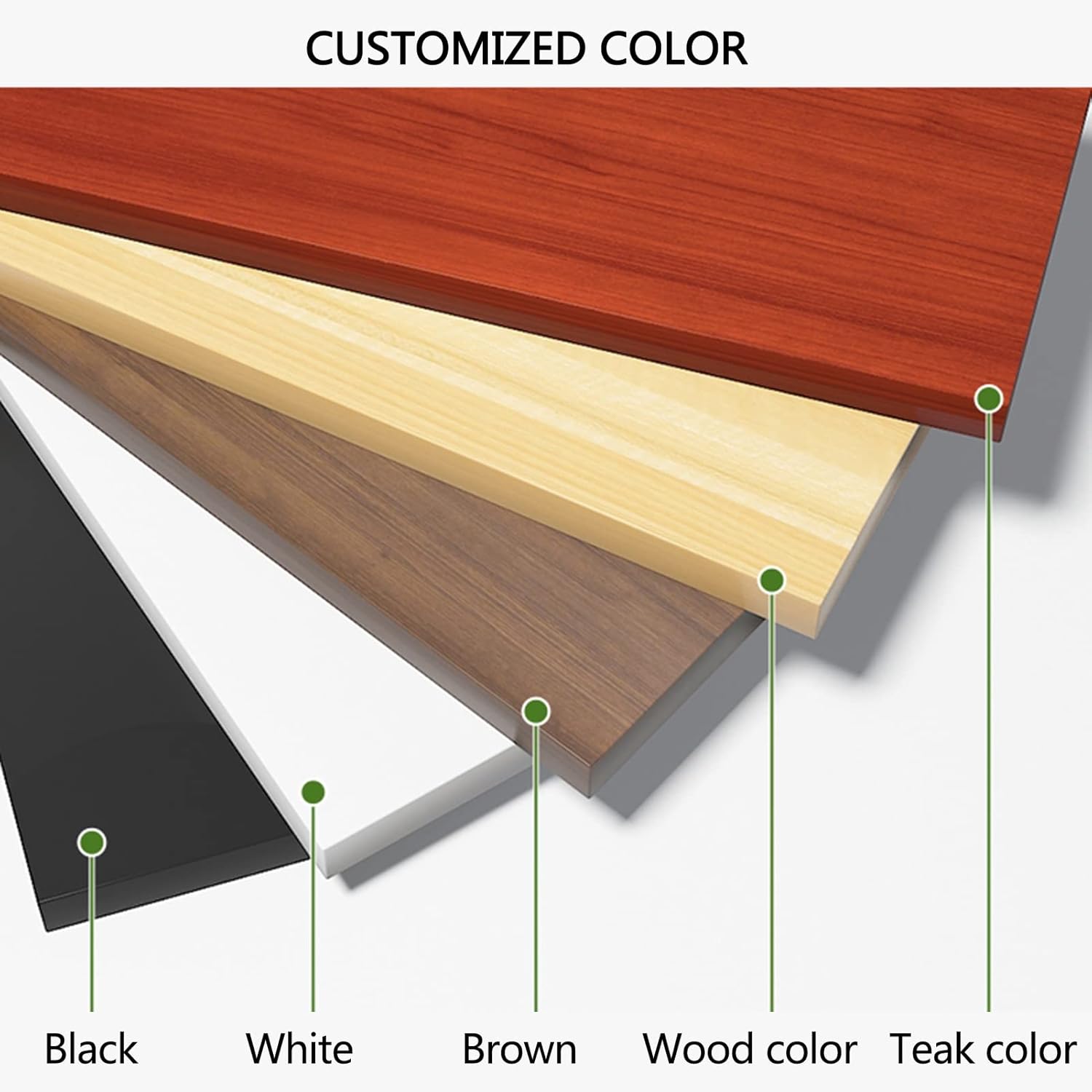 Universal Table Top, One-Piece Work Bench Top, DIY Storage Solid Wood Slab for Home & Office Standing Desk Frames, Custom Size (Color : Wood Colour, Size : 120x40x2.5cm)