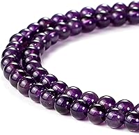 Vista 38 de Cuentas Beadnova redondas de ónix negro de 4 mm, sueltas, para hacer joyas (90-92 piezas)