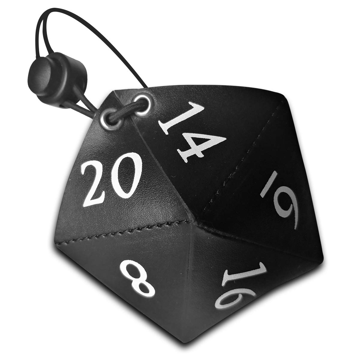 Bolsa De Dados De Cuero PU Con Cordón – Grande, Plegable Y Con Capacidad Para 70 Dados, Ideal Para D&D Y Miniaturas