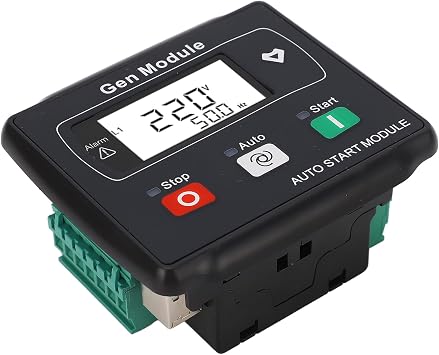 Generator Controller Board Panel LCD Display Auto Start Genset Control Module Panel for Engine 15 to 360V