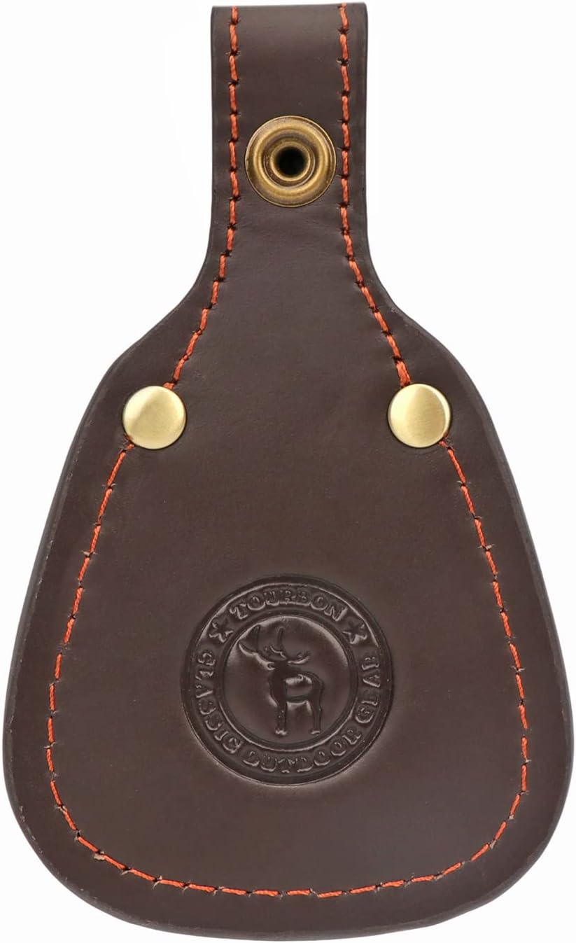 TOURBON Top Leather Trap Skeet Shooting Gun Barrel Protection Toe Rest Pad