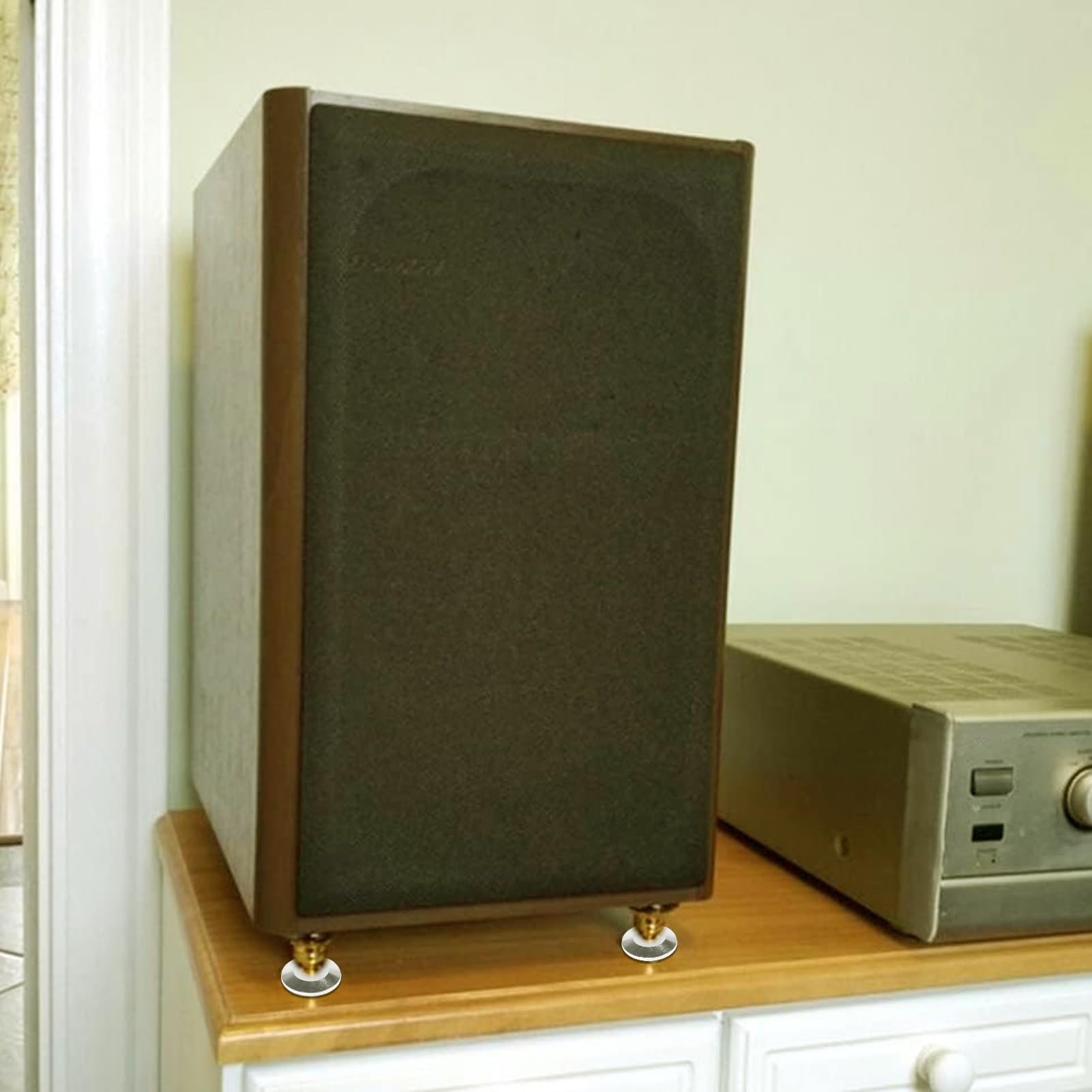 Piedini isolanti audio in rame antiscivolo per altoparlanti HiFi