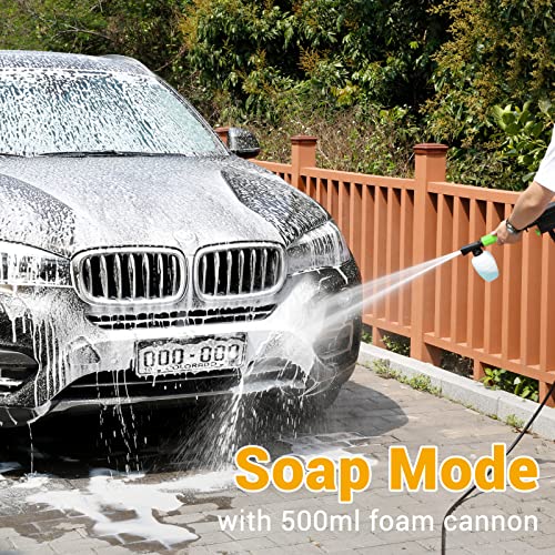 Rock&Rocker Electric Pressure Washer, 2150 Max Psi 2.6 Gpm Washer With 4 Nozzles Foam Cannon For Cars,Powerful Electric Power Car Washer With Hose Reel&Soap Tank,Cleans Cars/Fences/Patios #TOP3