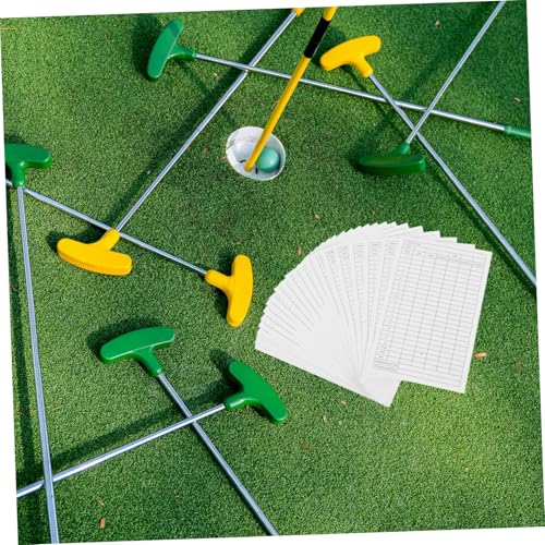30 tarjetas para puntaje de golf papel revestido Toddmomy miniatura 4