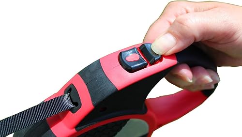 Miniatura 6 de Alcott Kong Explore - Correa retráctil para perro, grande, roja, 24 pies de largo, KNG EXP LG RD