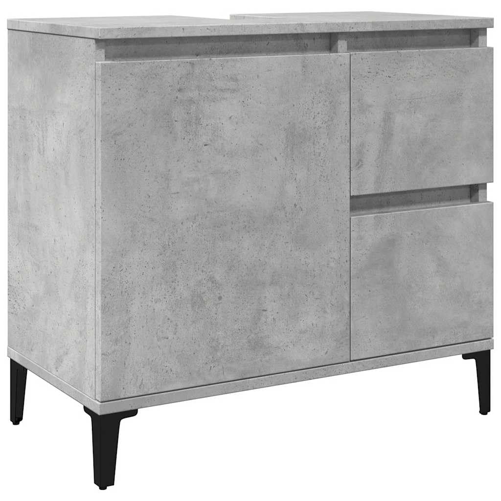 Mueble inferior de lavabo gris: orden y diseño nórdico para tus mañanas