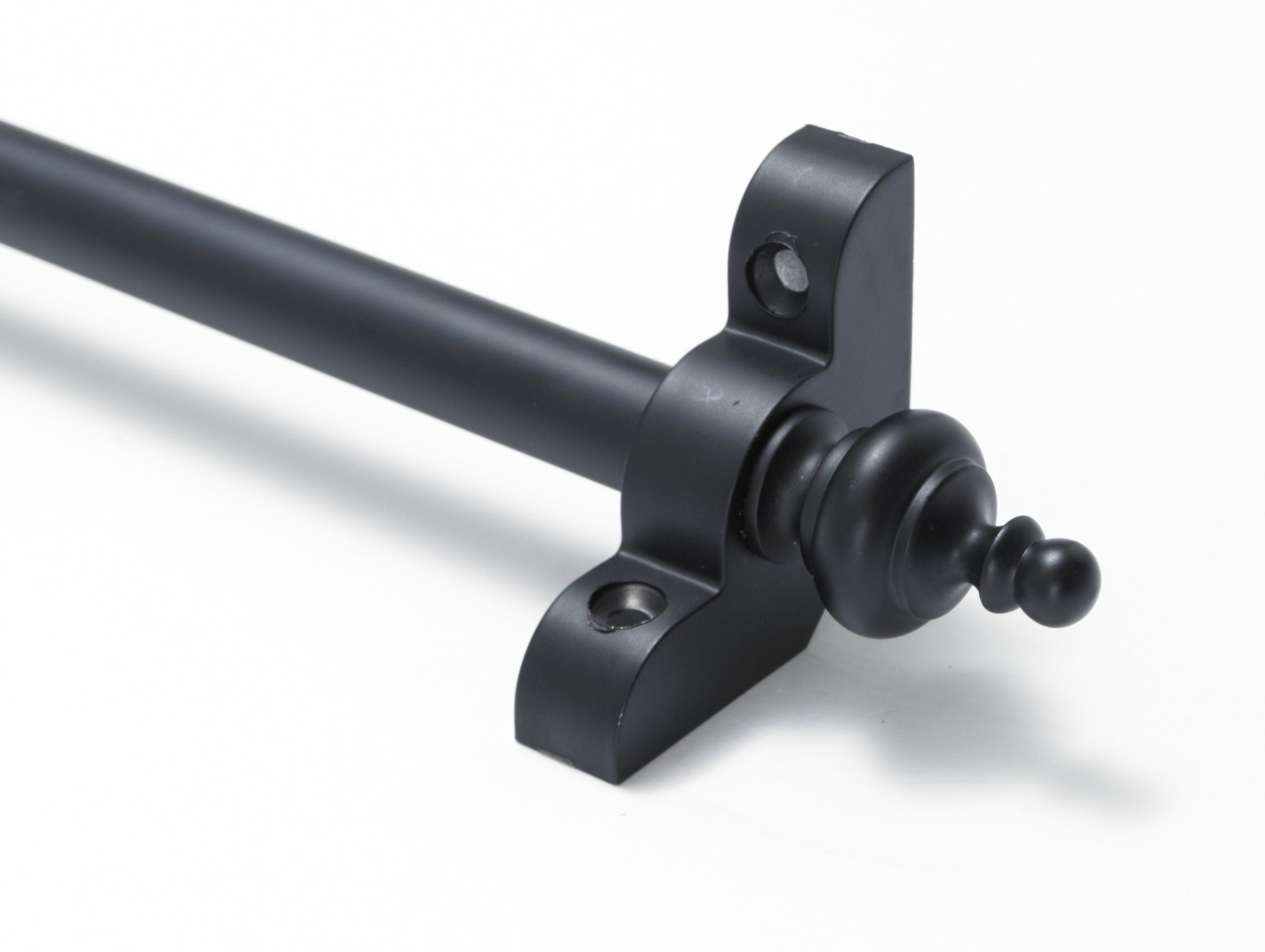 Quality Stair Rods Premium 1/2" X 28.5" Wrought Iron Flat Bar Urn Finial