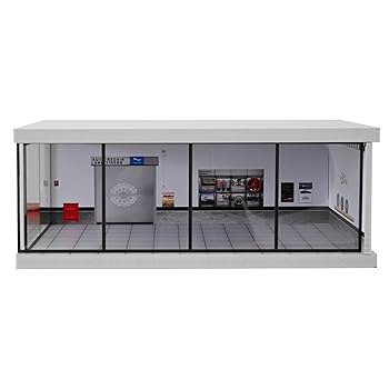 Amazon.com: NUEIOVRW 1/64 Diorama Car Garage, LED Lighting
