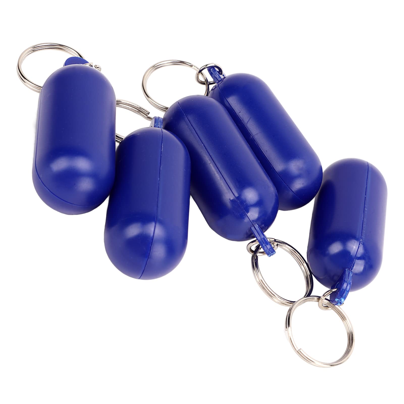 Porte-clés flottant 5 pièces ABS résistant à l'eau ultra-léger pour navigation voile plongée kayak piscine