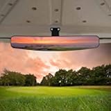 HKOO Extra Wide Convex Rear View Mirror for Golf Cart, 16.5