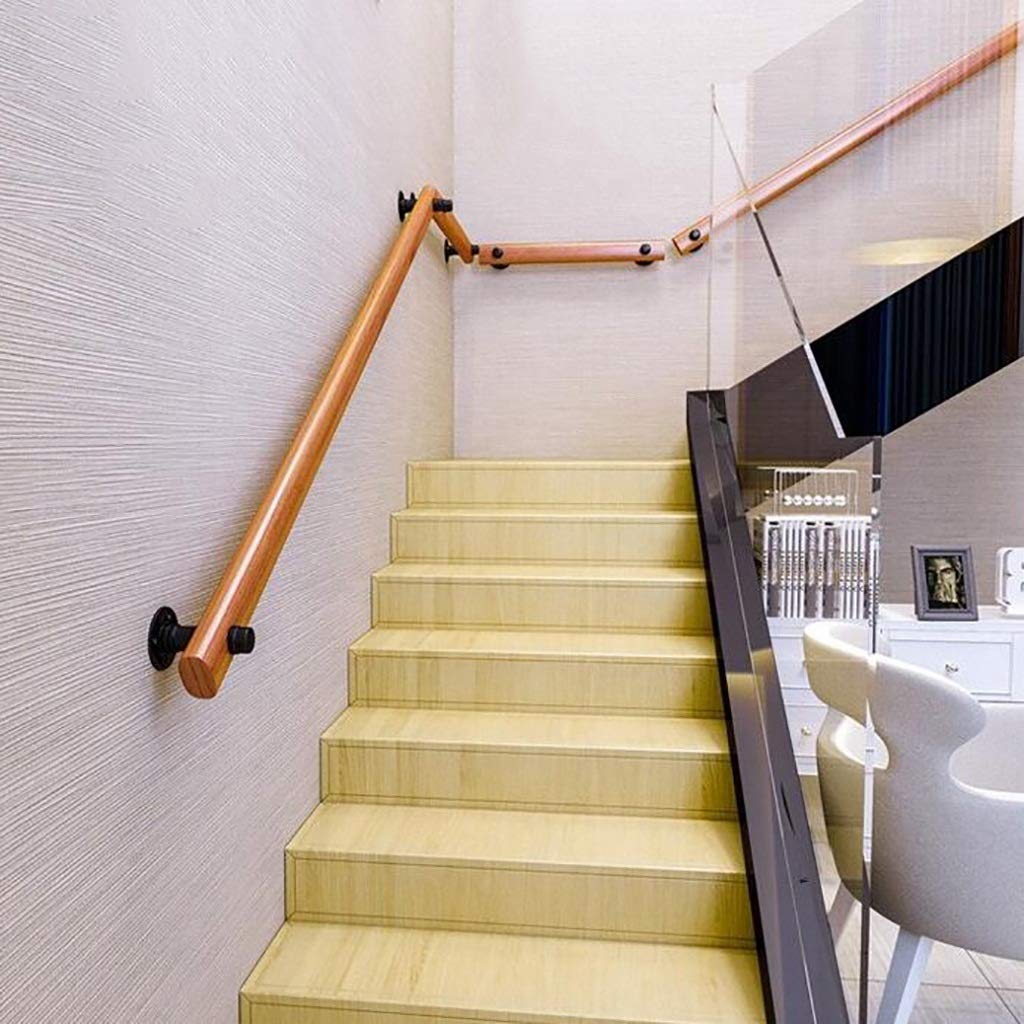 Rampe d'escalier en bois pour sécuriser le couloir de votre villa et les marches du jardin LUNEZY