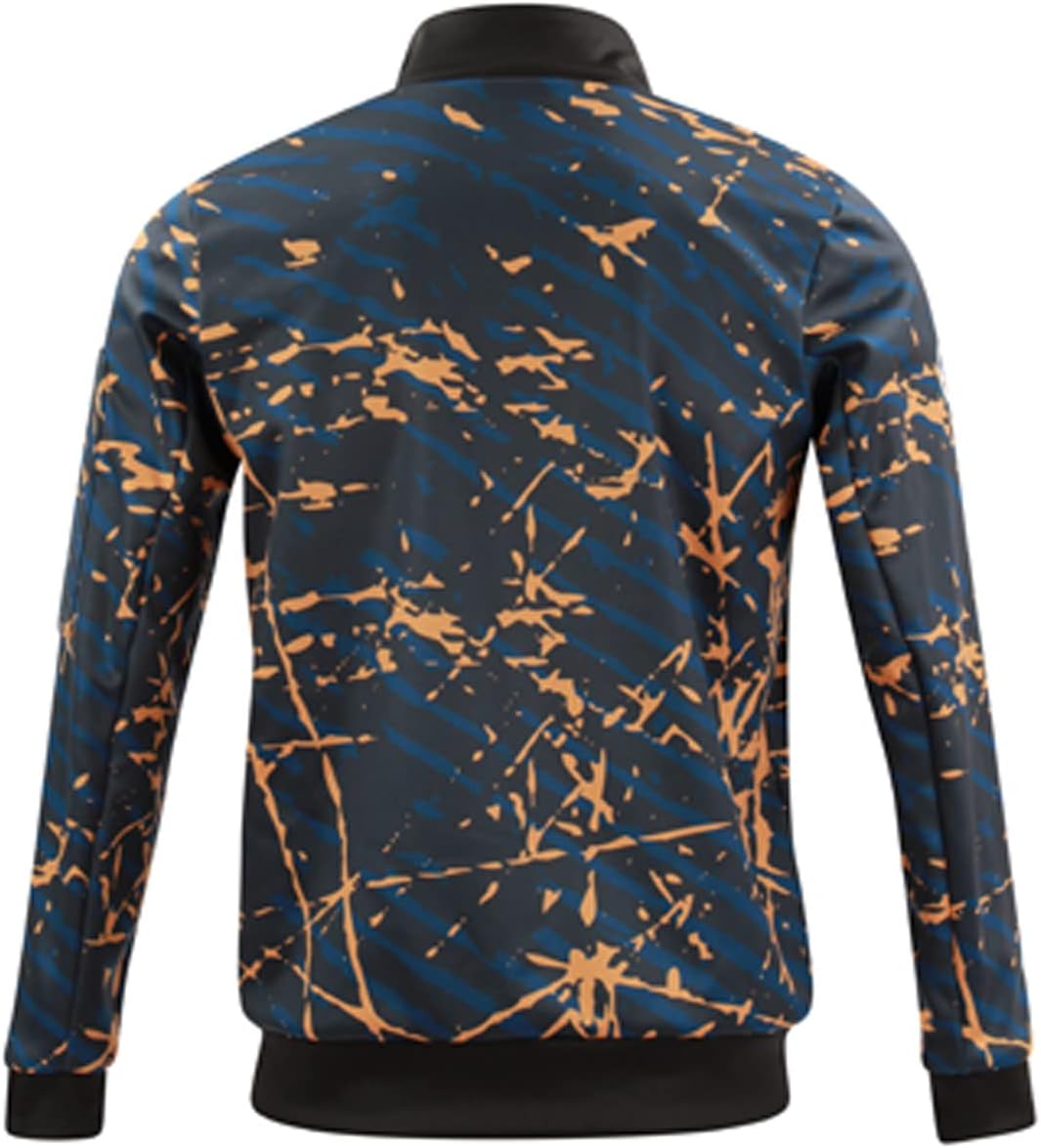 Men Lined Jacket - Black Camo