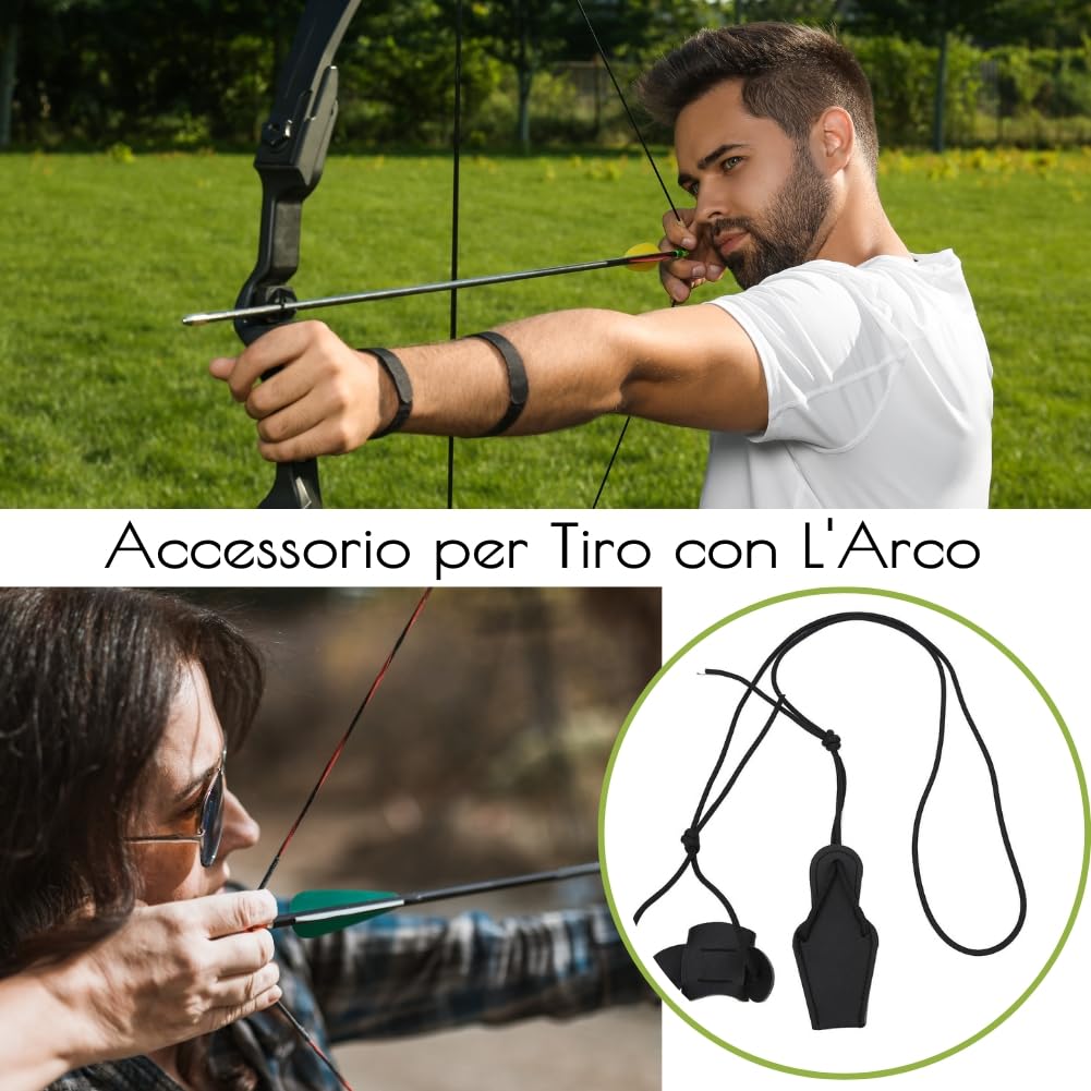 DEWIN Cuerda de Arco, Dispositivo de Armado de Arco Reflejo Arco Largo Cuerda Ayuda de Tiro Dispositivo de Cuerda de Armado Accesorio de Tiro con Arco