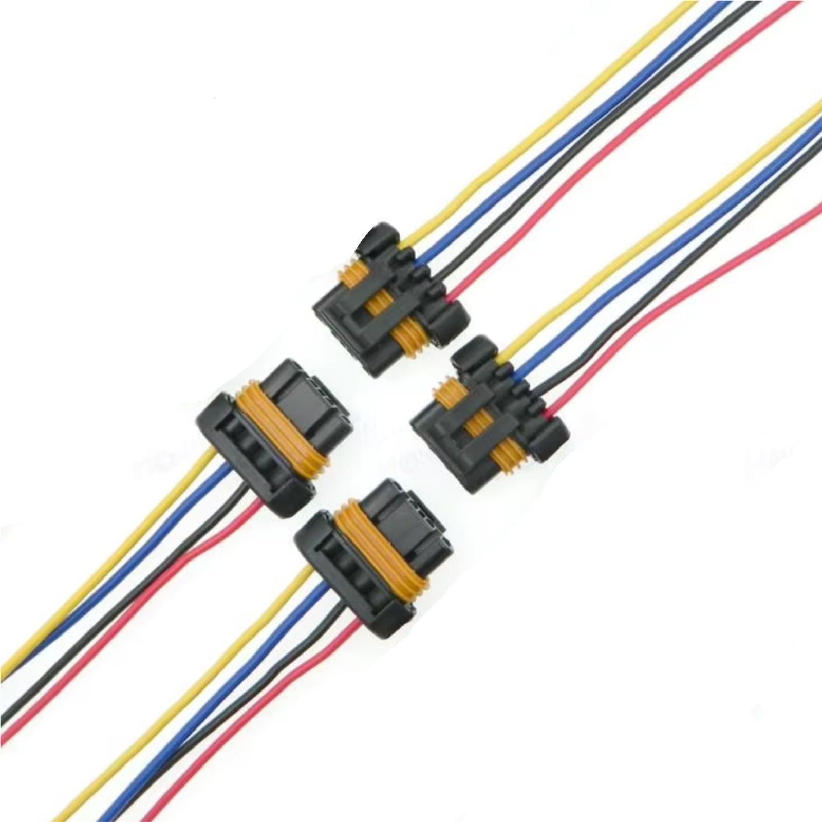 Kfz-Stecker für Kangoo KC0/1_ 1.2 1997-2007 und Megane MK I 1996-2003, Zündspulenkabelstecker, Autozubehör 7700274008 (4 Stück)