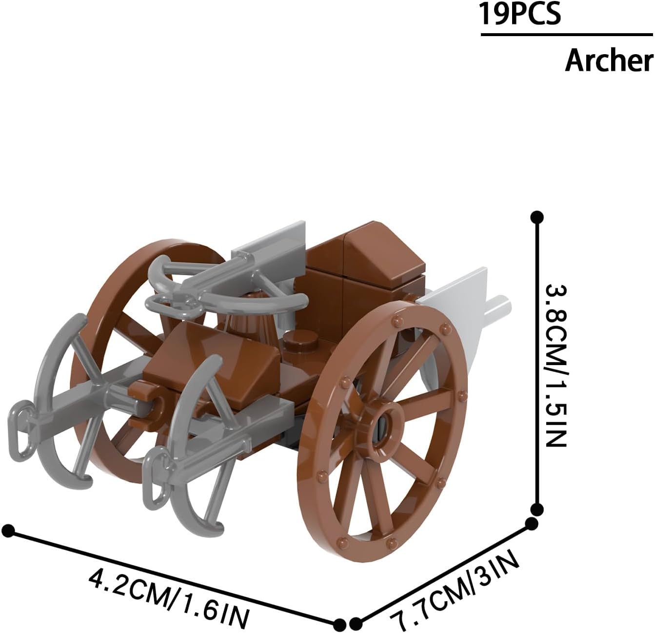 564Pcs Medieval Weapons Building Block Set, Castle Defense MOC Bricks Pack, Military Siege Equipment Parts, Knights Battle Accessories.