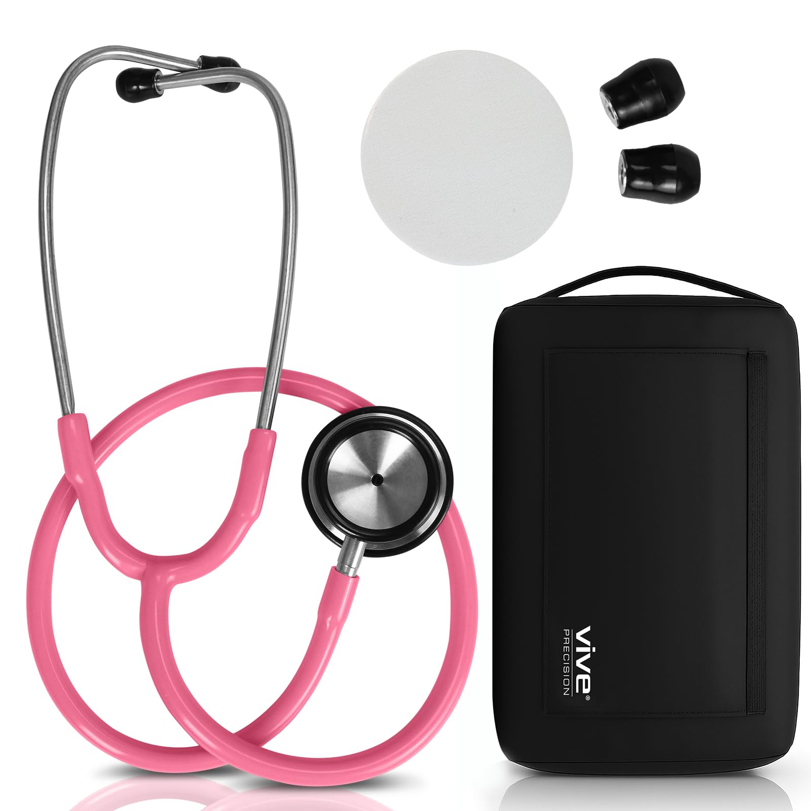 Dualhead Stethoscope - Dual Head Diaphragm Bell for Nurses, ER, Cardiology, Veterinary, Fetal Pediatrics Blood Pressure Kit - Double Barrel Chestpiece Device For Doctors, Students