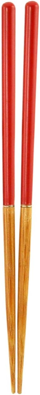 Collapsible Chopsticks - Bamboo, Red