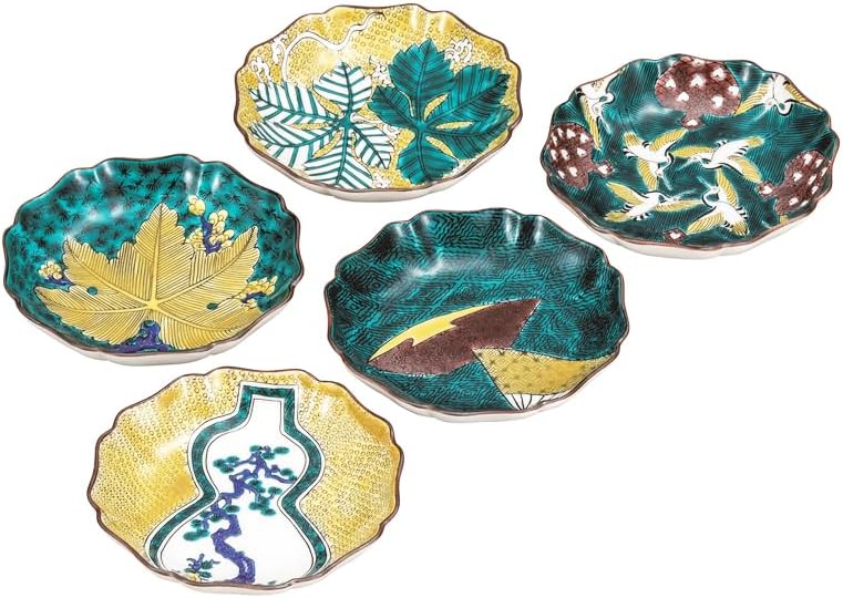 皿 古伊万里錦絵 色絵 金襴手 花唐草紋手描き 時代物 骨董江戸後期明治