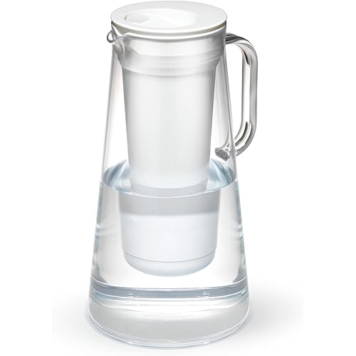 LifeStraw Home Pitcher BPA Free Plastic 7 cup White