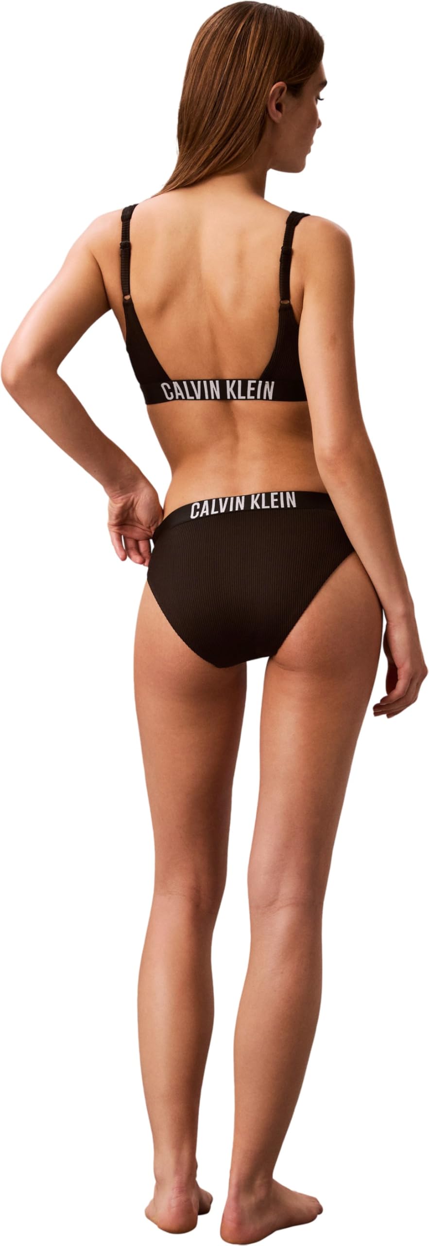 Calvin Klein Bikini Lv00q61240 Pantaloni da Nuoto Donna (Pacco da 1)
