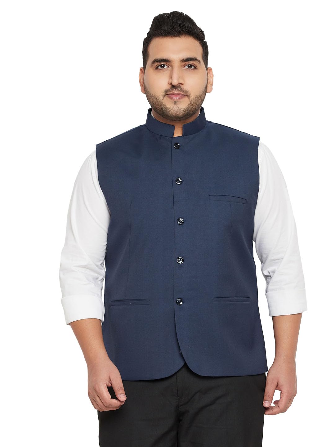 vastramay plus Men's Nehru Jacket-picture-24