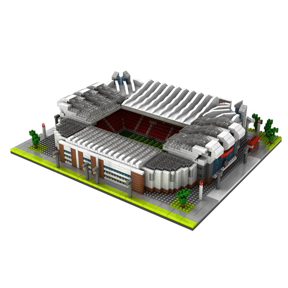 ENHANA Micro Mini Blocks Football Stadium Building Set,Old Trafford Stadium Building Kits Famous Architectural Model Toys Gifts for Kid and Adult 3800