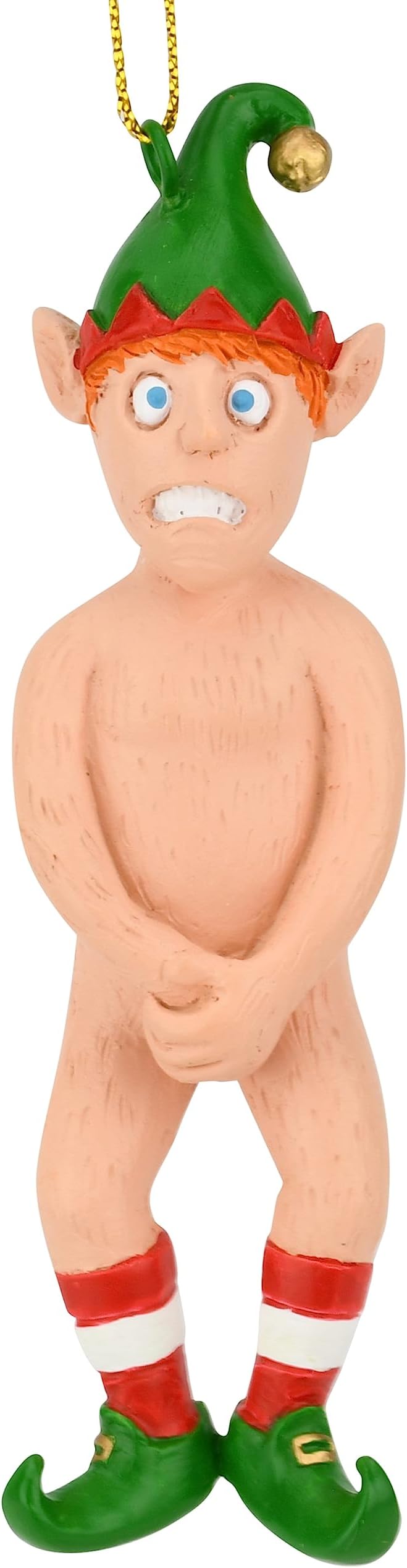 Tree Buddees Funny Naked Elf Inappropriate Christmas Ornaments