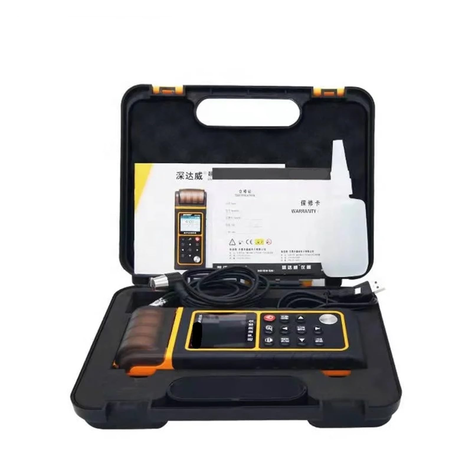 Medidor de espesor ultrasónico SW-6530 for placas acero y metal, vidrio plástico,Alta precisión
