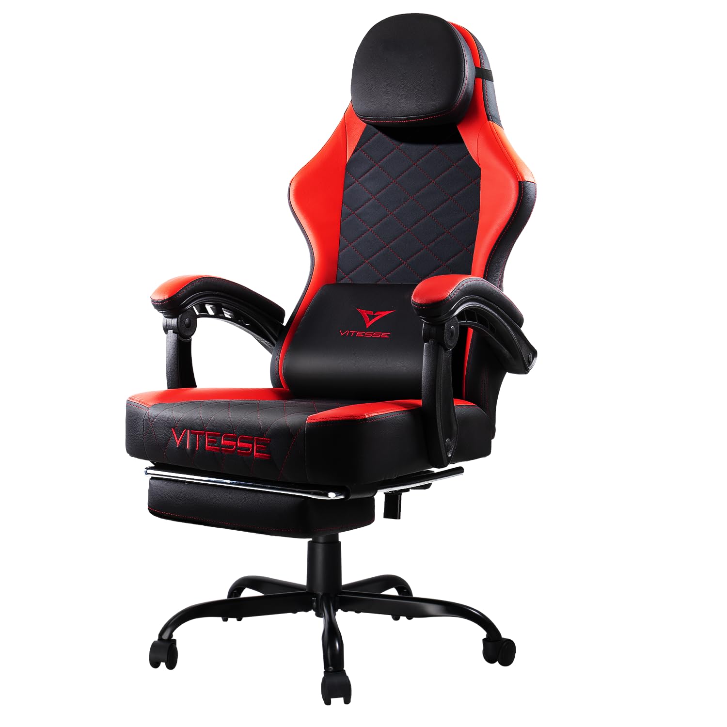 VITESSE gaming chair red with 180° recline