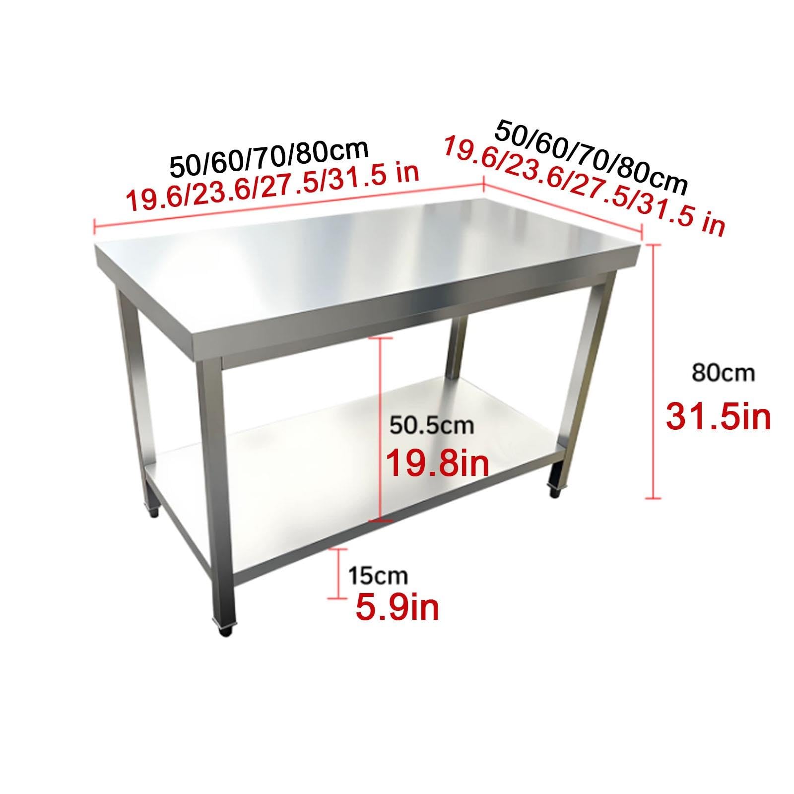 Tavolo Acciaio Inox, Piano di Lavoro Cucina