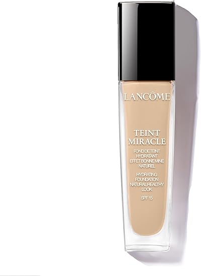 Lancôme Teint Miracle 03 Beige Diaphane, feuchtigkeitsspendende Foundation in Beige mit mittlerer Deckkraft, langanhaltender Glow, 30ml