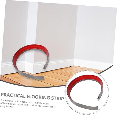 Miniatura 7 de DOITOOL Umbrales de decoración para puertas Tira de bordes de alfombra Tiras de transición para puertas Recorte de alfombra Tira de transición de