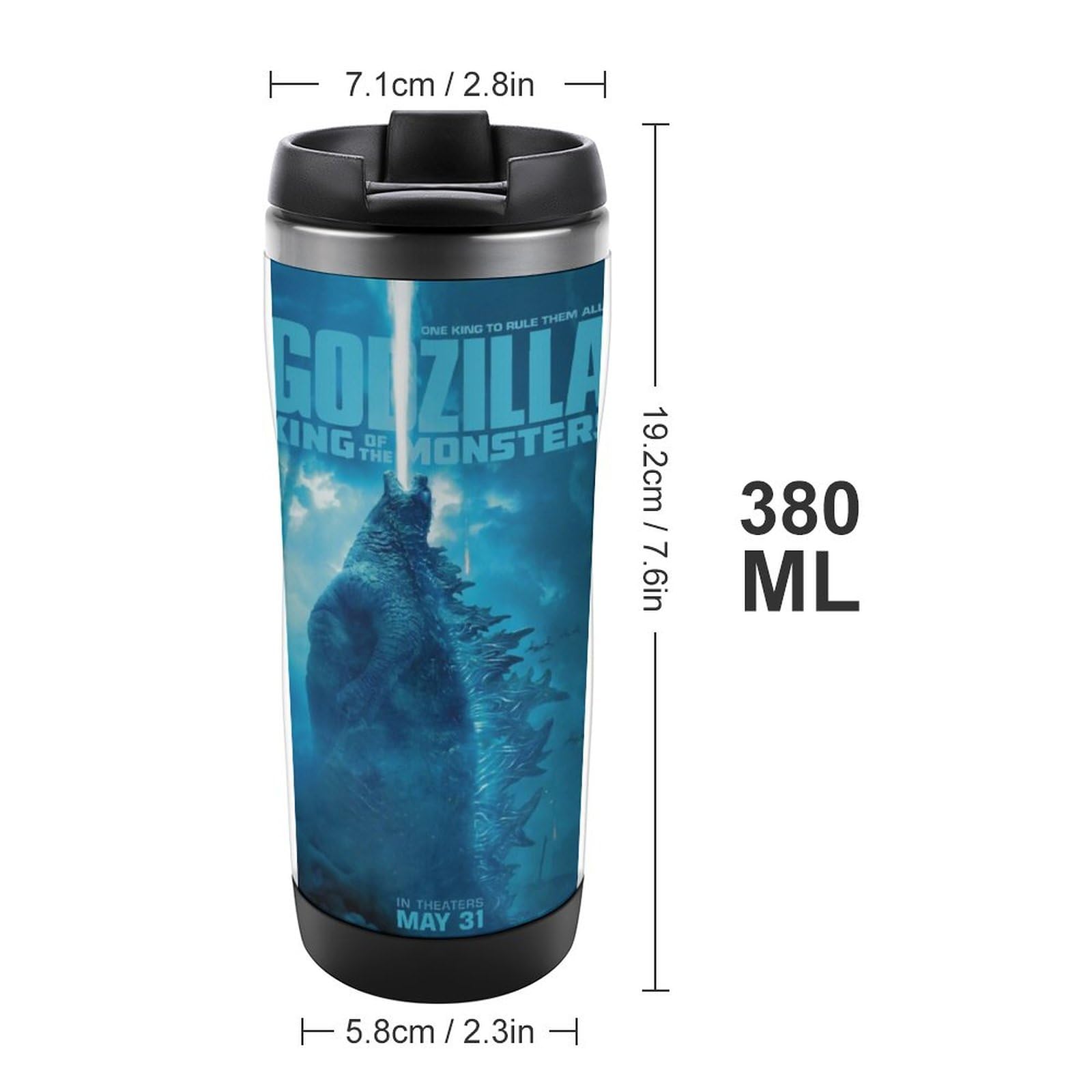 ゴジラのタンブラー、製氷器、マドラー ゴジラ タコハイキャンペーン タンブラー、マドラー、製氷器