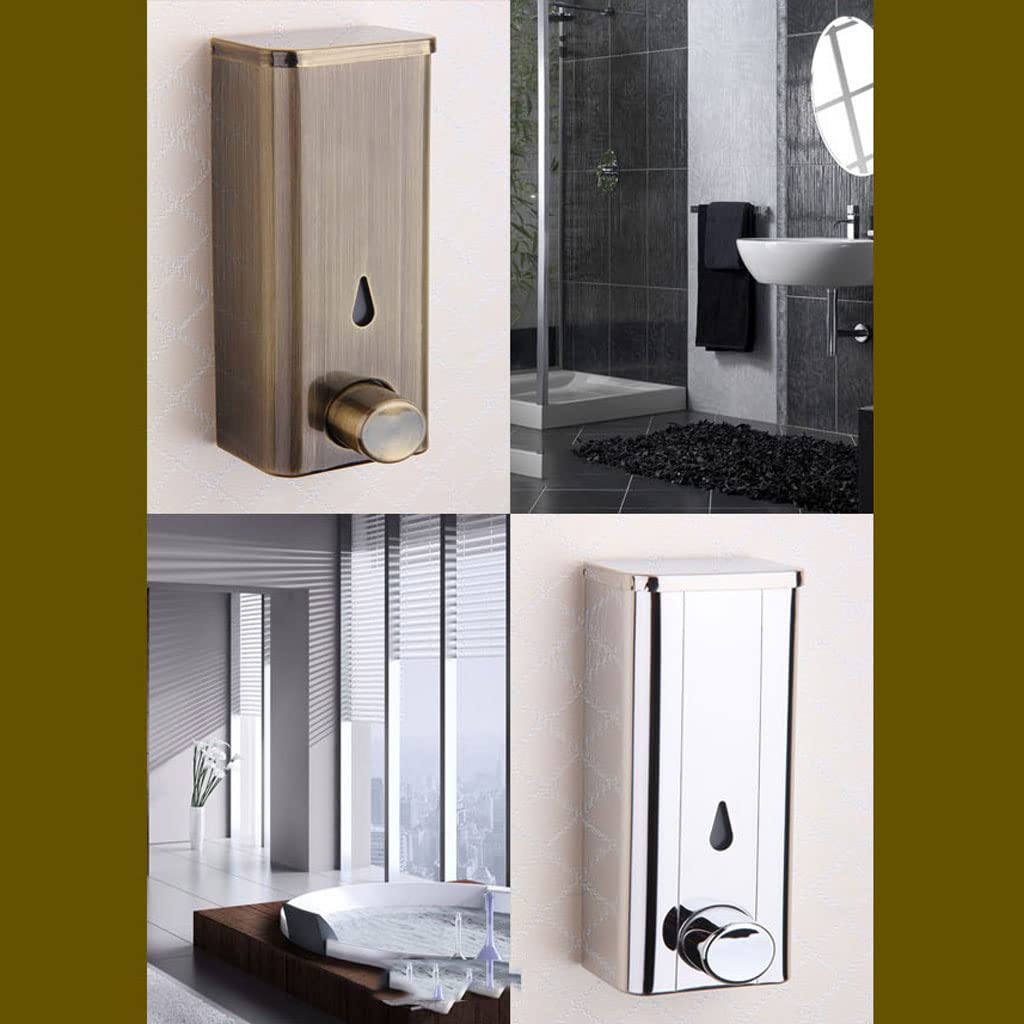 Dispensador de loción líquida Acero Inoxidable 13(Silver)