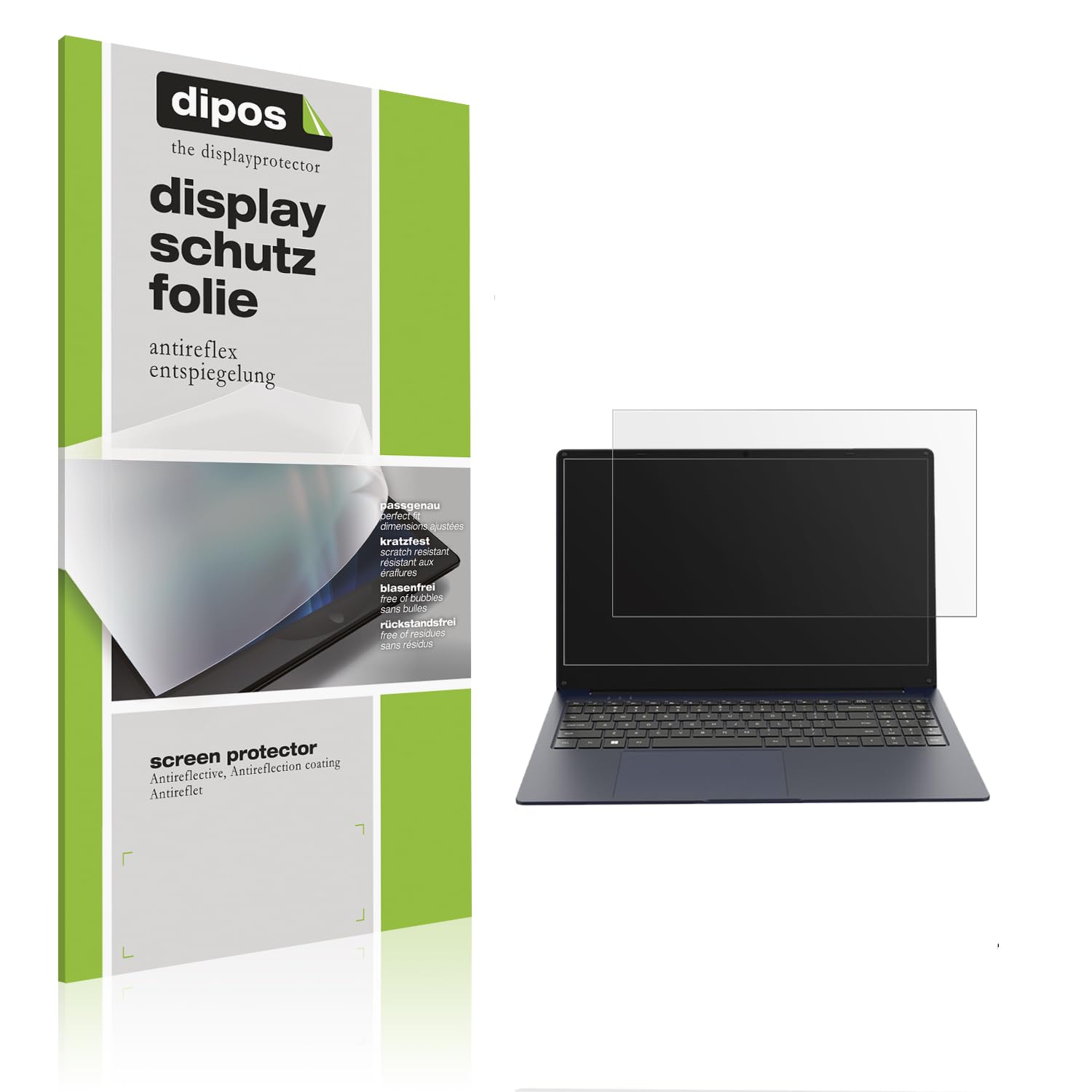 dipos 2x Film protection écran mat pour VALE Laptop R15E 15.6 Zoll