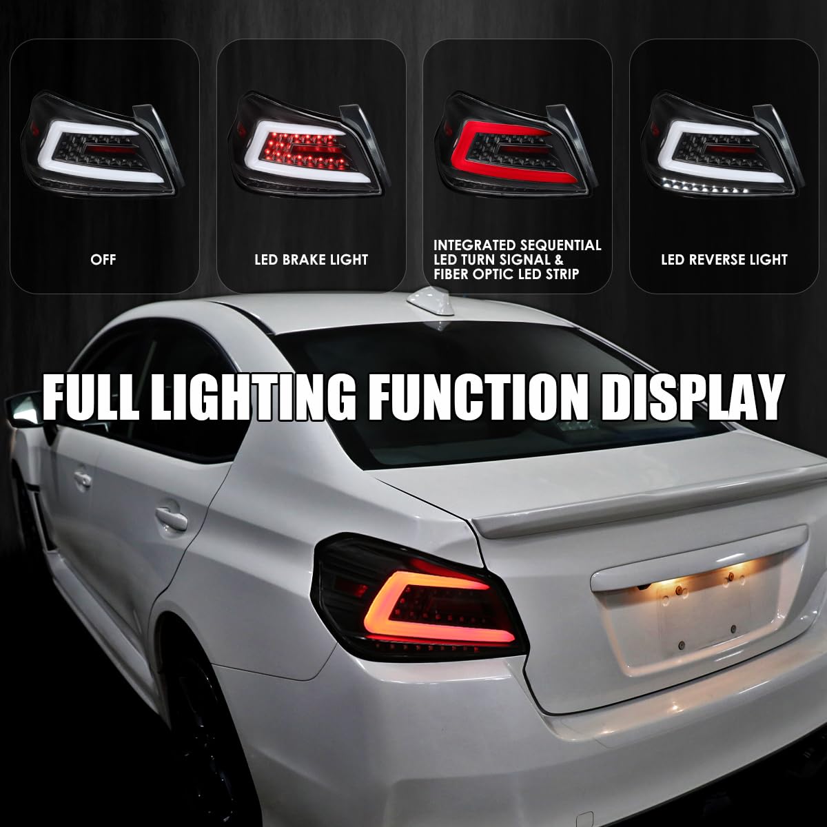 Amazon | SPEC-D TUNING ブラック LED テールライト ホワイト