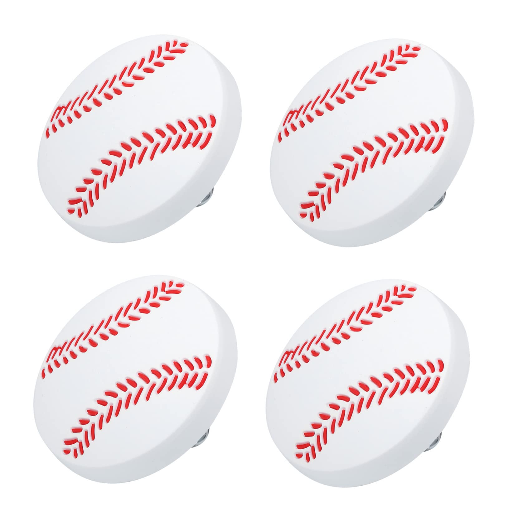 Angoily Cabinet Handle Knobs Anti-Collision Door Pulls Zinc Alloy Rubber Modern Style for Kitchen Dresser