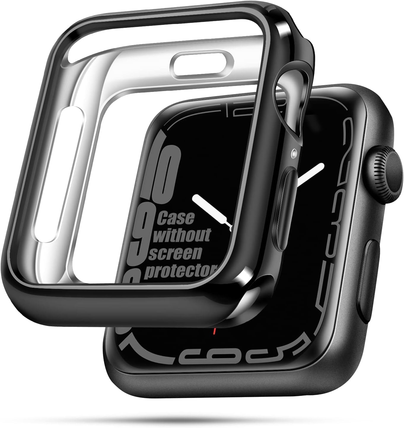 top4cus 40mm Case Soft Flexible Lightweight Anti-Scratch Overall Protective 40mm Iwatch Waterproof Cover Case Shiny Workout Shockproof Bumper Compatible with Apple Watch Series 6/SE/5/4 - Gold — view 47