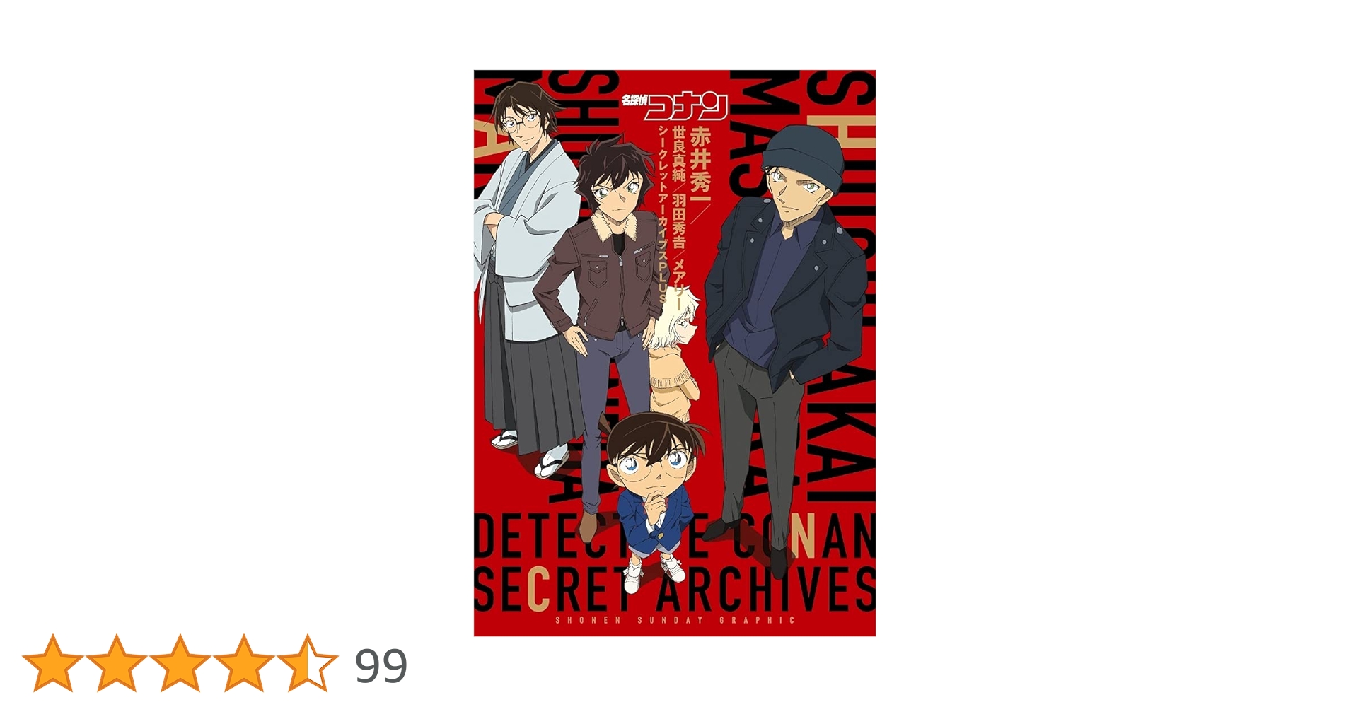 名探偵コナン サンデーショップ 缶バッジ 原作 赤井 秀吉 メアリー