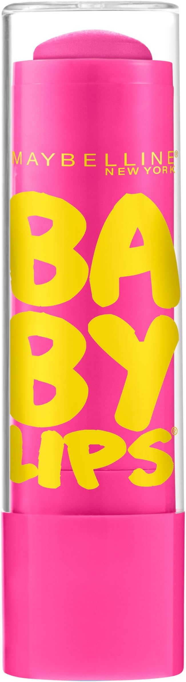 Maybelline New York Baby Lips Moisturizing Lip Balm, Pink Punch, 0.15 oz.