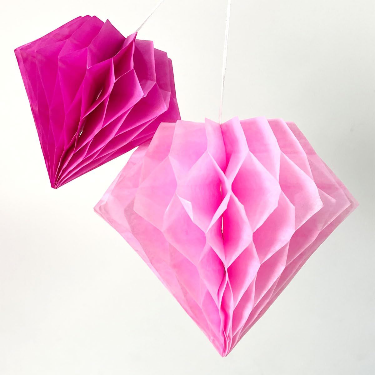 Wabenbälle Für Deko – 20 Stück, 10,2 Cm & 15,2 Cm, Rosa & Pink, Für Geburtstag, Hochzeit & Kinderzimmer