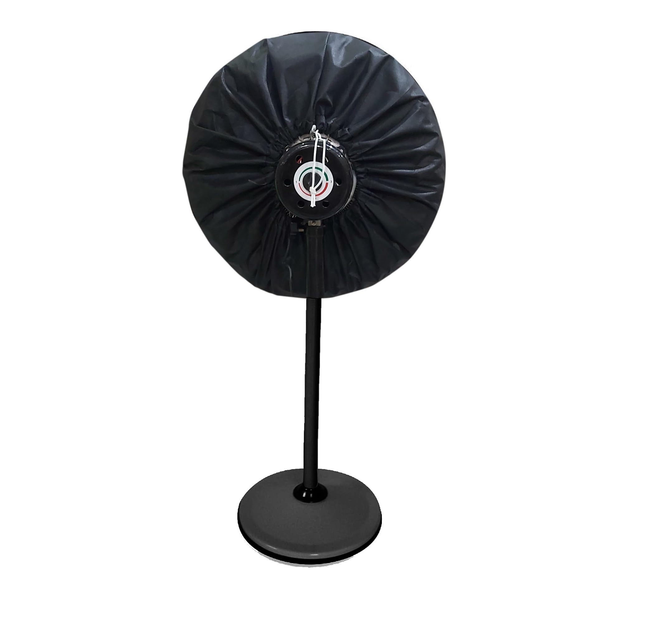 HomeStore-YEP Elegant 23-Inch Waterproof Printed Standing Fan Cover : Protect & Beautify Your Fan Pack Of 1 Pc (Black) 1