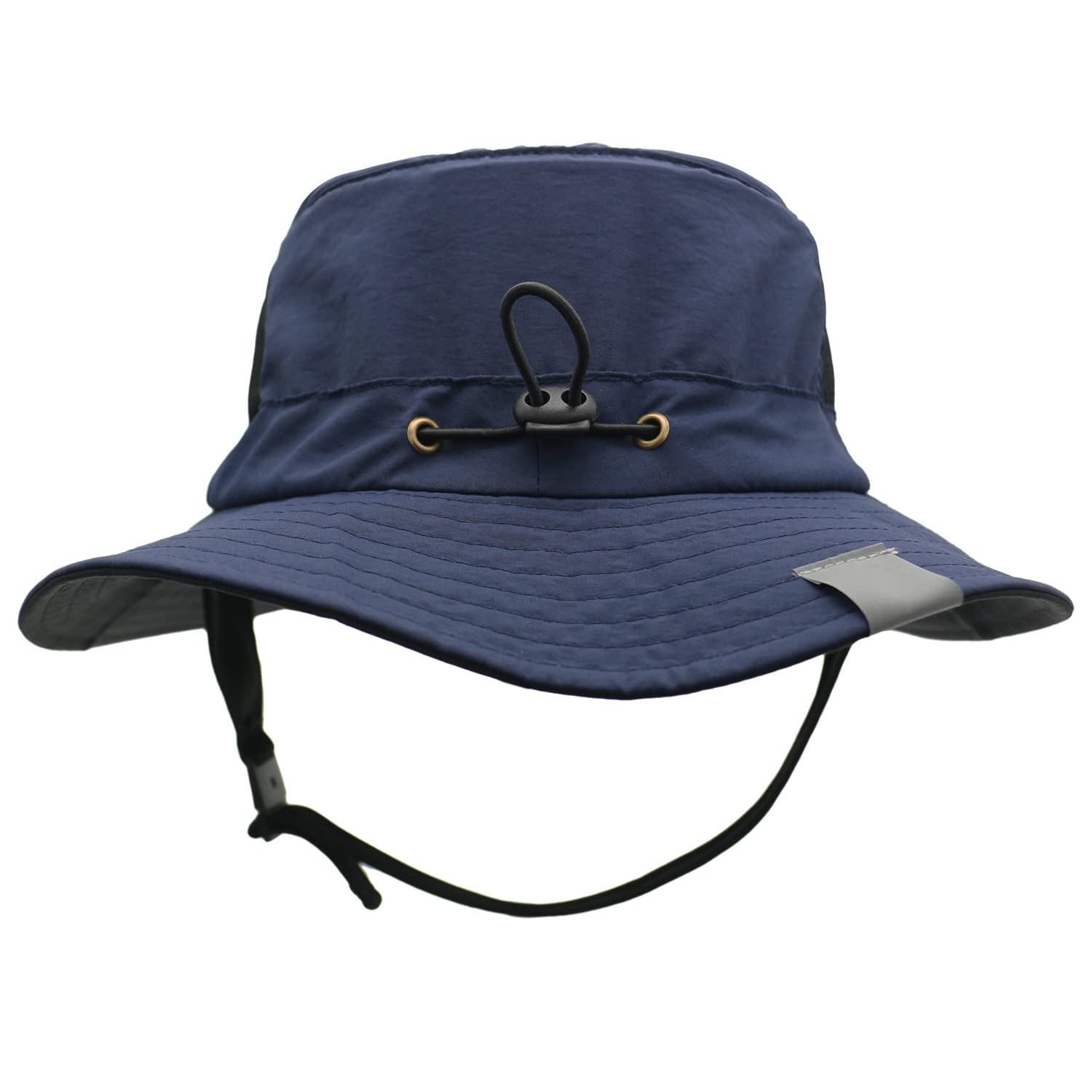 Cappello da sole da uomo UPF50+ a tesa larga cappello da spiaggia ad asciugatura rapida all'aperto regolabile sottogola cappelli da pesca
