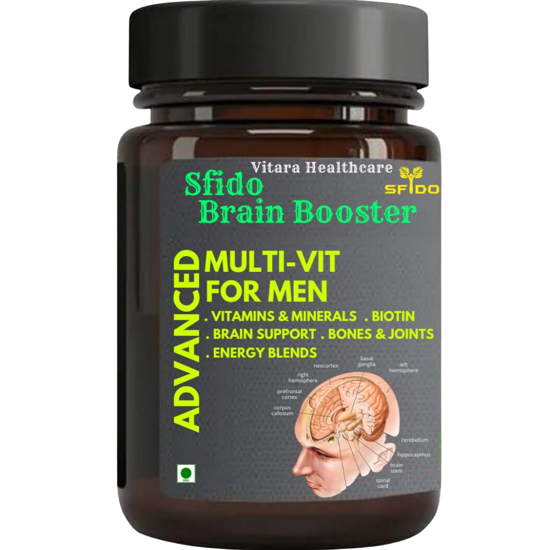 Sfido Brain Booster, Memory and Focus, Increase Study Power, Capsule, Pack of 1