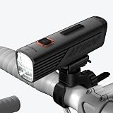 Magene Smart Bike Front Light 1600 Lumens, Customized light modes, Type C Rechargeable/Discharge, 5000mAH IPX6 Waterproof Cycling Flashlight for Road MTB - 1