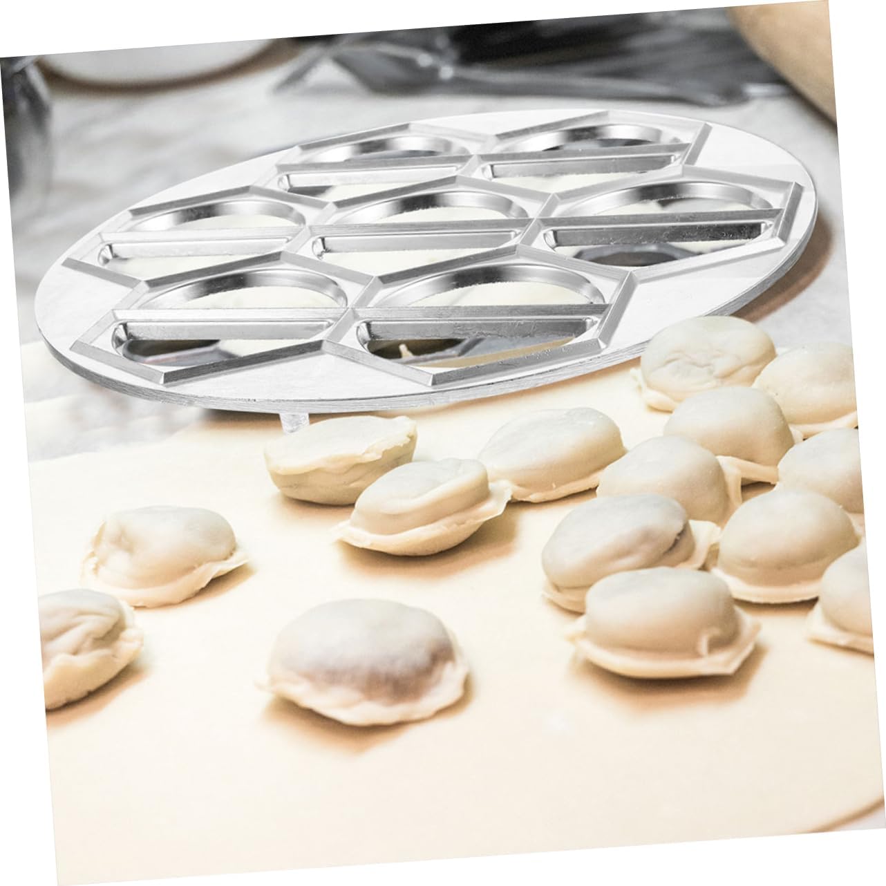ABOOFAN 3Pcs Dumpling Maker Mold Food Grade Ravioli Cutter for Homemade Russian Prep Kitchen Tool Space Saving Design for Delicious Dumplings