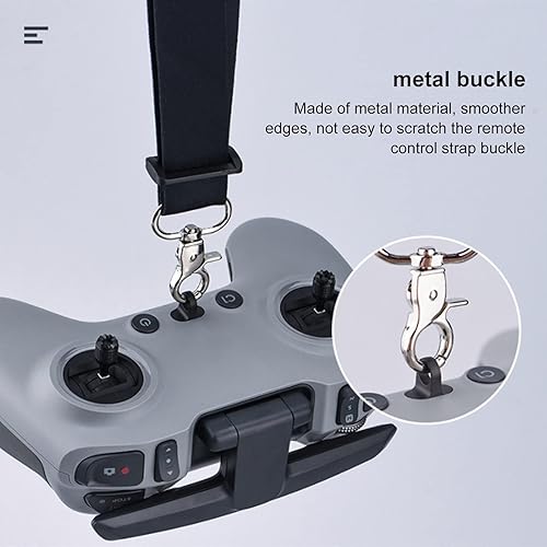 Miniatura 1 de Vbestlife Correa de cuello con cordón, correa de control remoto de drones, correa de nailon para colgar con hebilla, cuadricópteros, multirotores