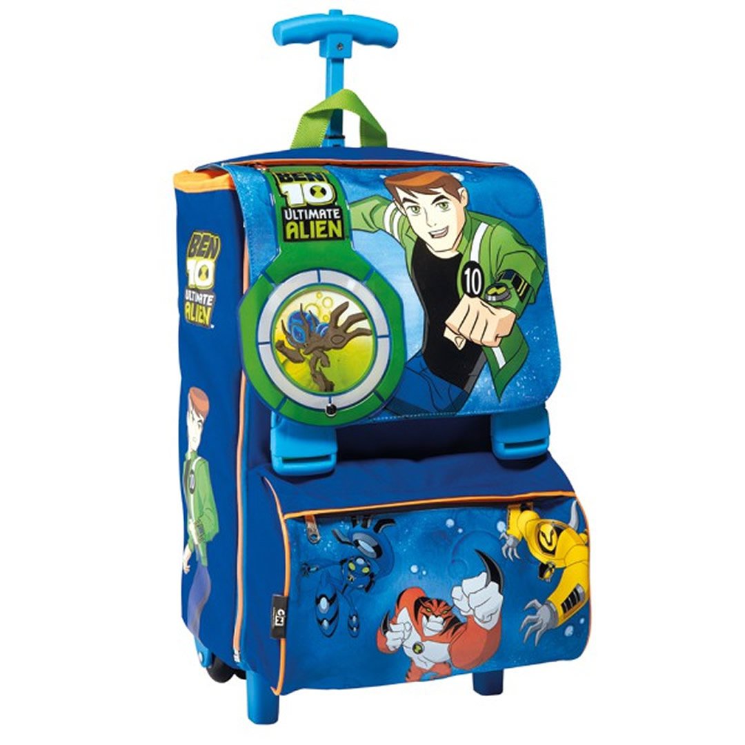 ZAINO TROLLEY CON RUOTE ESTENSIBILE BEN10 ULTIMATE ALIEN