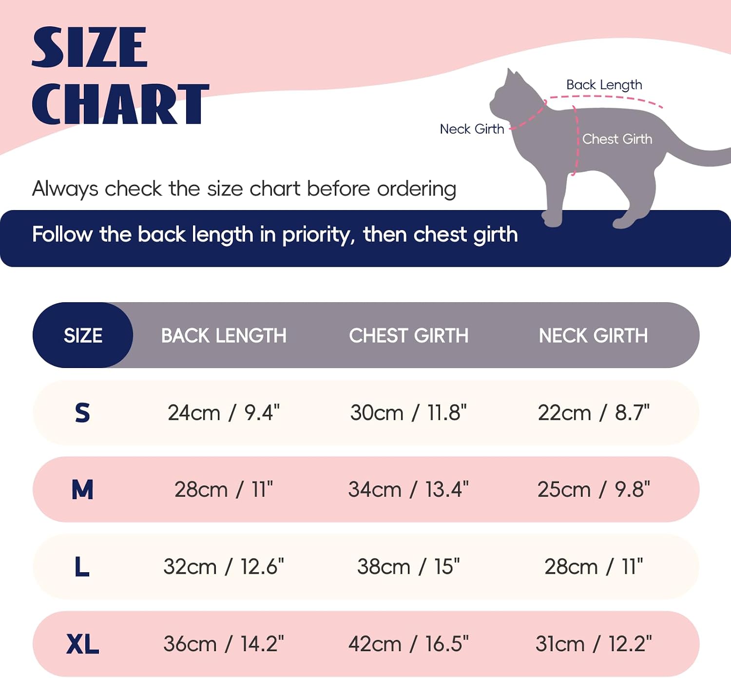 QBLEEV Cat Recovery Suit After Surgery, Anti Licking Surgical Cat Onesie | Breathable cotton, adjustable neck, post-surgery spay neuter pajamas for female male cats - abdominal wounds or skin diseases